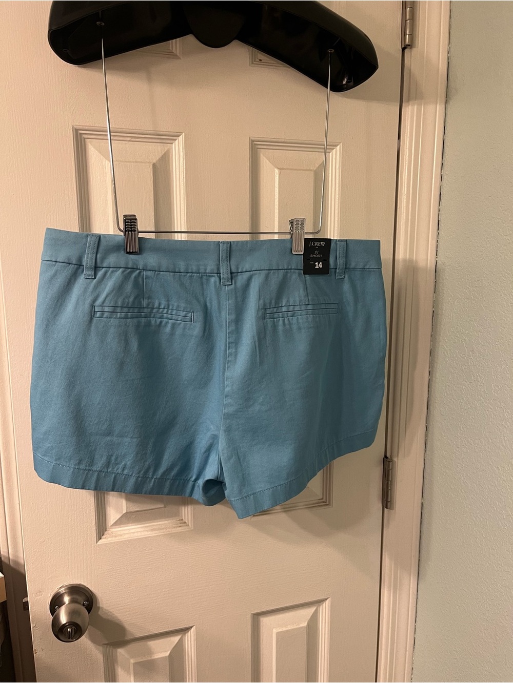 New With Tags J. Crew Factory 3.5" Classic Chino Shorts Blue Size 14 - Picture 9 of 9